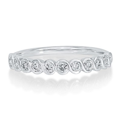 0.33ct. diamond ring set with diamond in eternity ring smallest Image