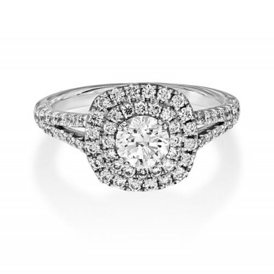 1.18ct. diamond ring set with diamond in cluster ring smallest Image