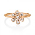 18Ct. Rose Gold Diamond Ring