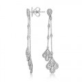 1.6ct. diamond earrings set with diamond in drop earrings smallest Image