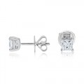 0.5ct. diamond earrings set with diamond in solitaire earrings smallest Image