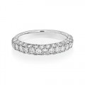 1.51ct. diamond ring set with diamond in wide band ring smallest Image