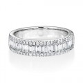 0.7ct. diamond ring set with diamond in wide band ring smallest Image