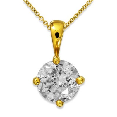 Nayum Diamond Pendant in 18Ct. Yellow Gold