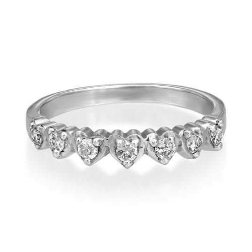 0.27ct. diamond ring set with diamond in eternity ring smallest Image