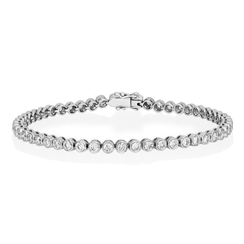 2.97ct. diamond bracelet set with diamond in tennis bracelet smallest Image