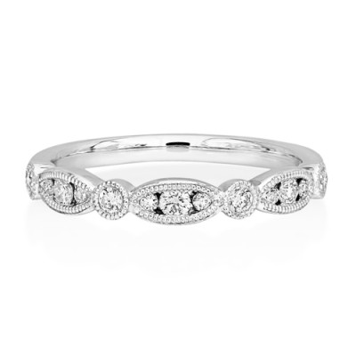 0.28ct. diamond ring set with diamond in eternity ring smallest Image